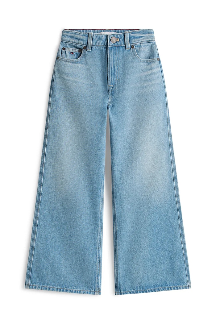Detské rifle Tommy Hilfiger MABEL WIDE KG0KG08963.128.176.PPY2 modrá SS26