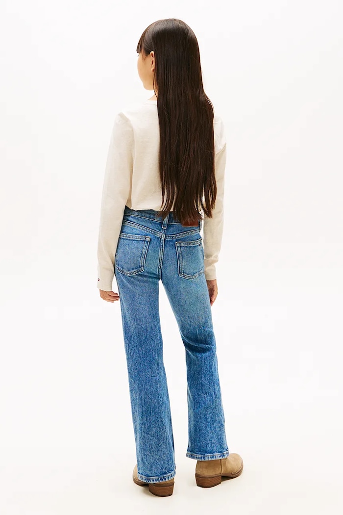 Tommy Hilfiger jeans copii FLARE albastru KG0KG09268.128.176.PPY2