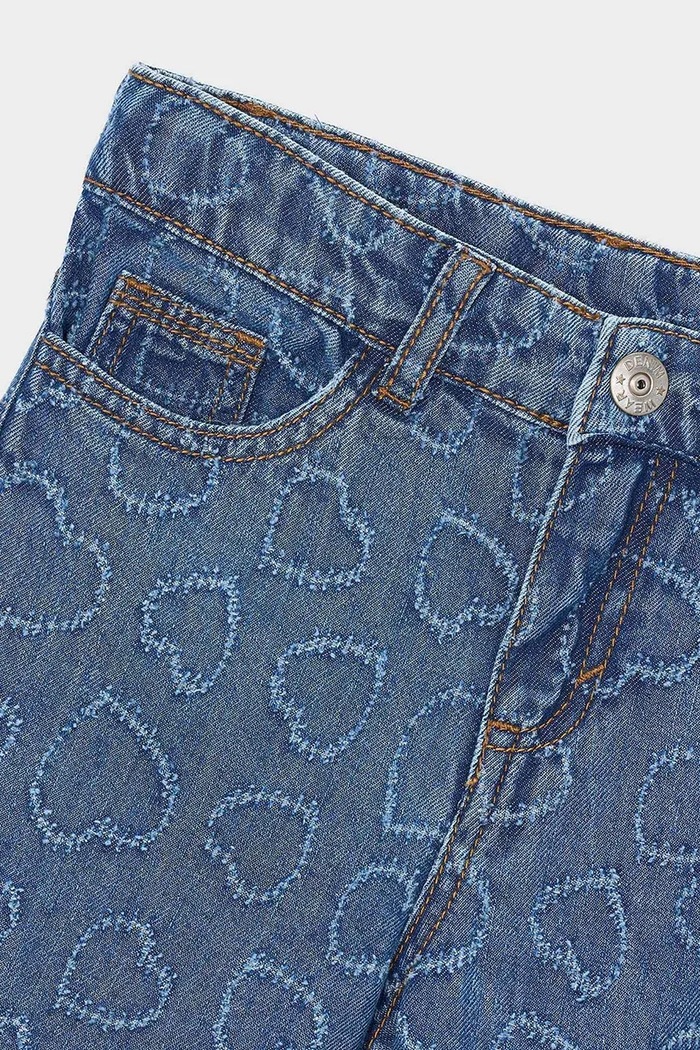Fete Mayoral jeans copii 3590.6H.Mini.PPY2 bleumarin