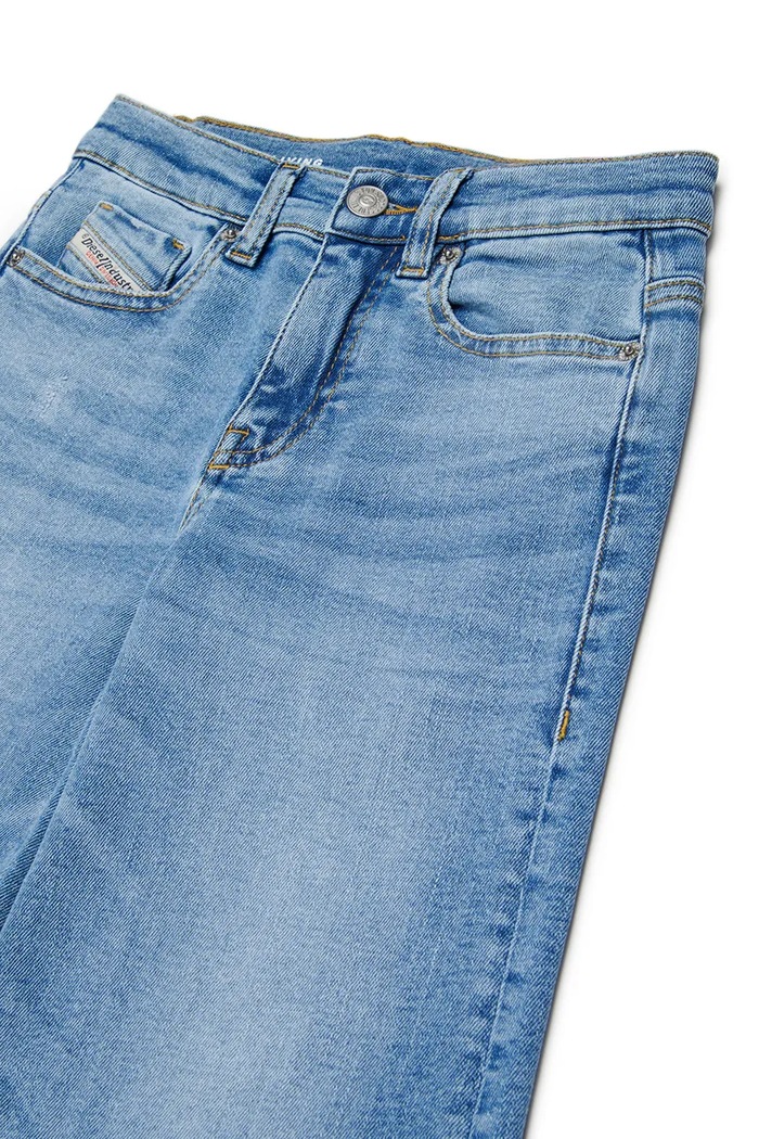 Dievča Detské rifle Diesel 1978-J TROUSERS J00816.KXBSX modrá