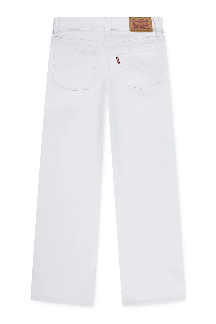 Fete Levi's jeans copii WIDE LEG JEANS 4EG381.PPY2 alb