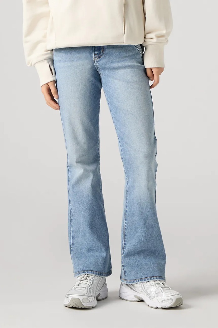 Detské rifle Levi's 726 FLARE W/ POCKET DETAIL rifle modrá 4EP476