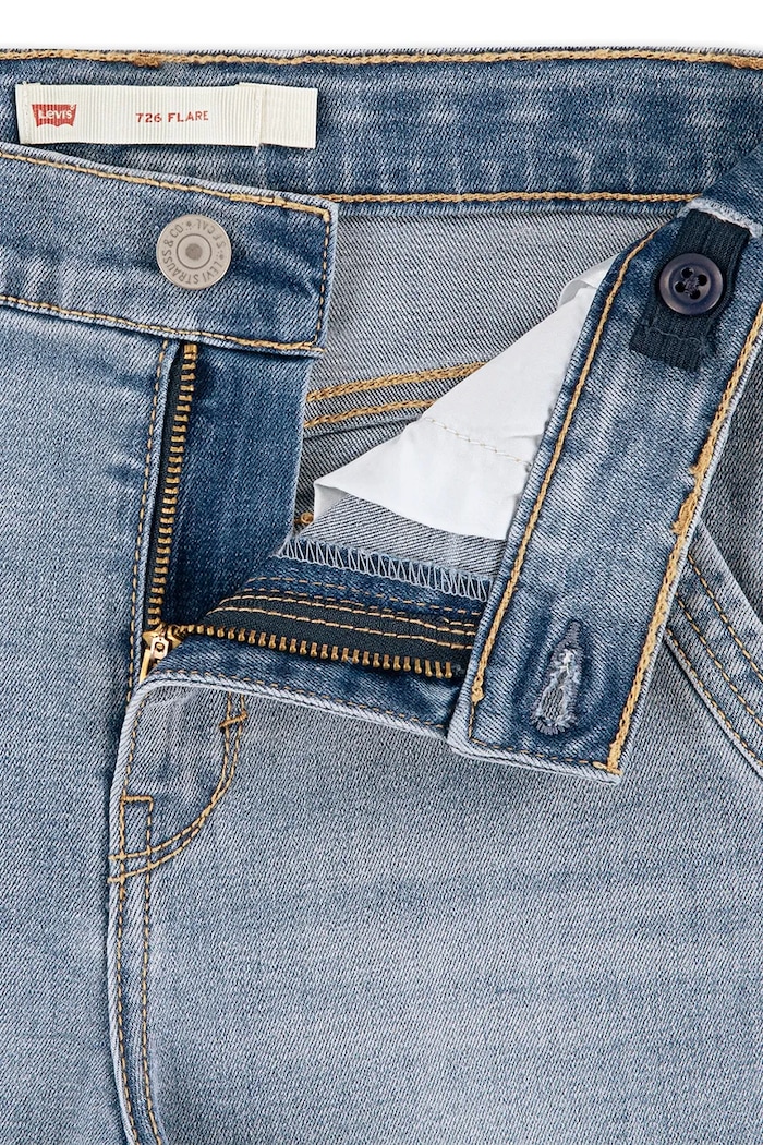 Levi's jeans copii 726 FLARE W/ POCKET DETAIL albastru 4EP476