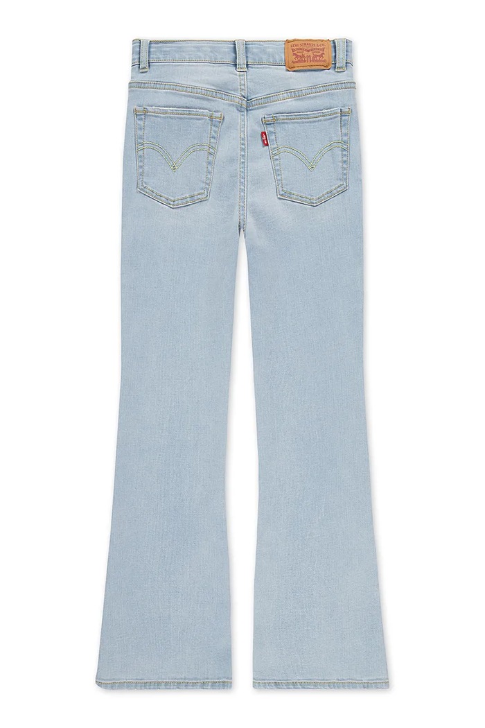 Dievča Detské rifle Levi's 726 FLARE 4EP477 modrá