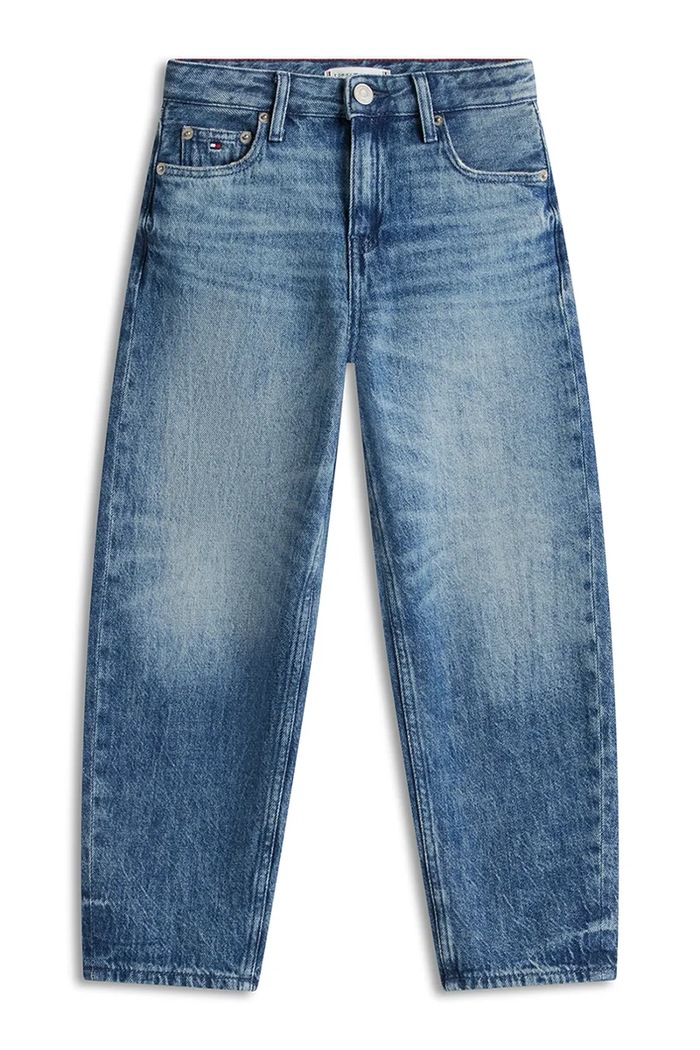Tommy Hilfiger blugi pentru copii BARREL KG0KG09182.128.176.PPY2 albastru SS26
