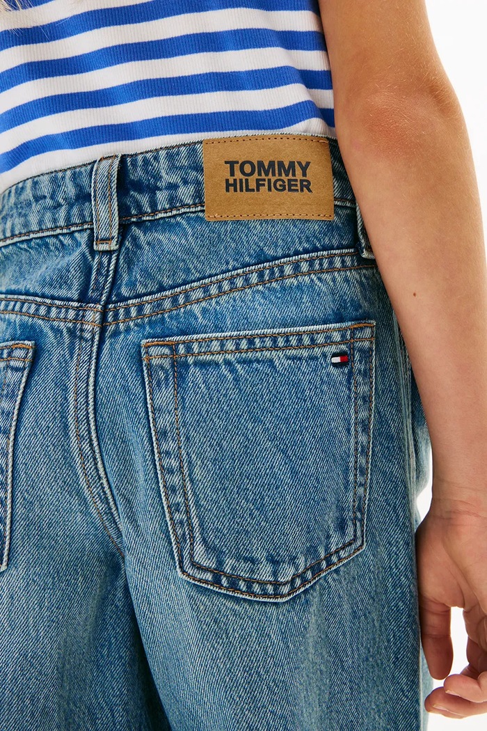 Tommy Hilfiger blugi pentru copii MABEL KG0KG09186.128.176.PPY2 albastru
