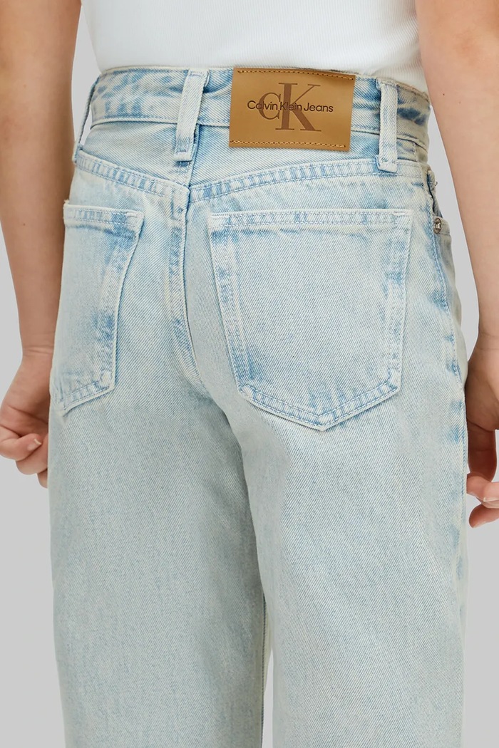 Calvin Klein Jeans rifle široké detské LVCKSJC02G.128.176.PPY2 modrá