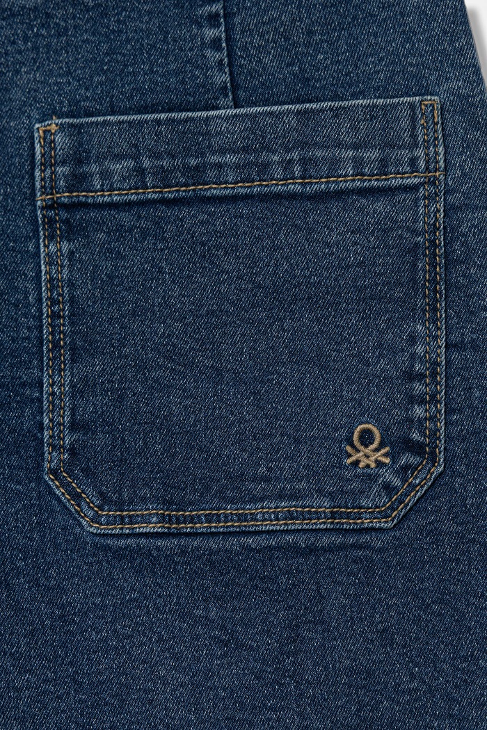 Dziewczynka United Colors of Benetton jeansy wide leg dziecięce 45ONCE03R.G.Riproposto granatowy