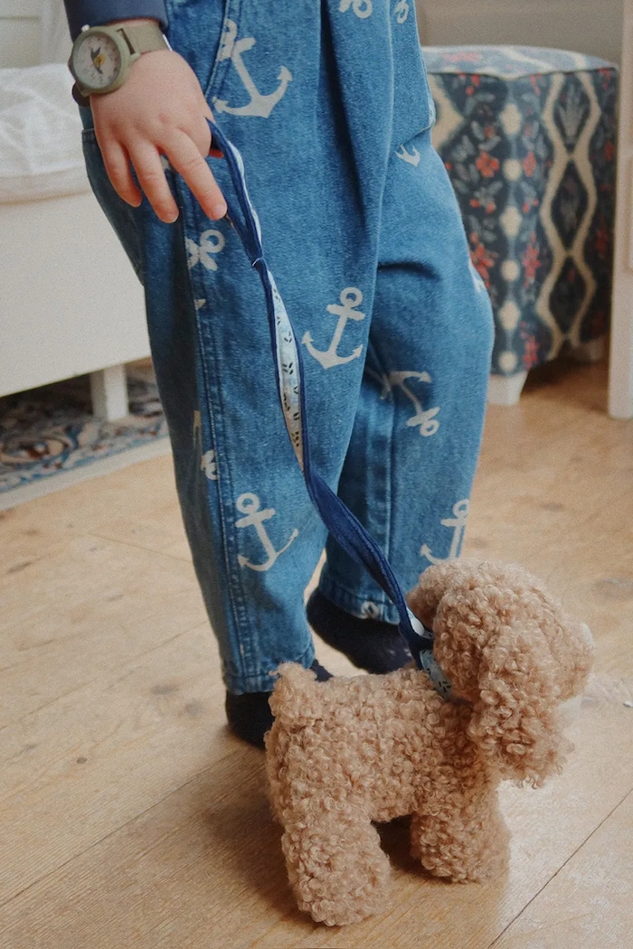 Detské nohavice na traky Konges Sløjd MAGOT OVERALLS GOTS KS104361.PreSpring