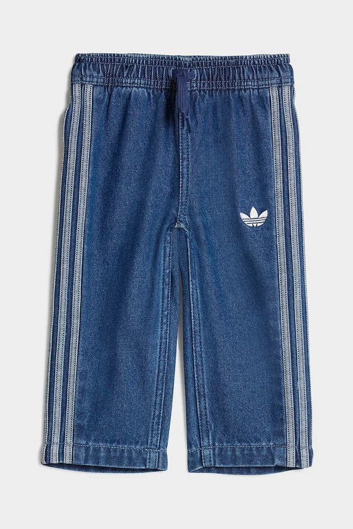 adidas Originals jeans copii reglabil albastru KD3190