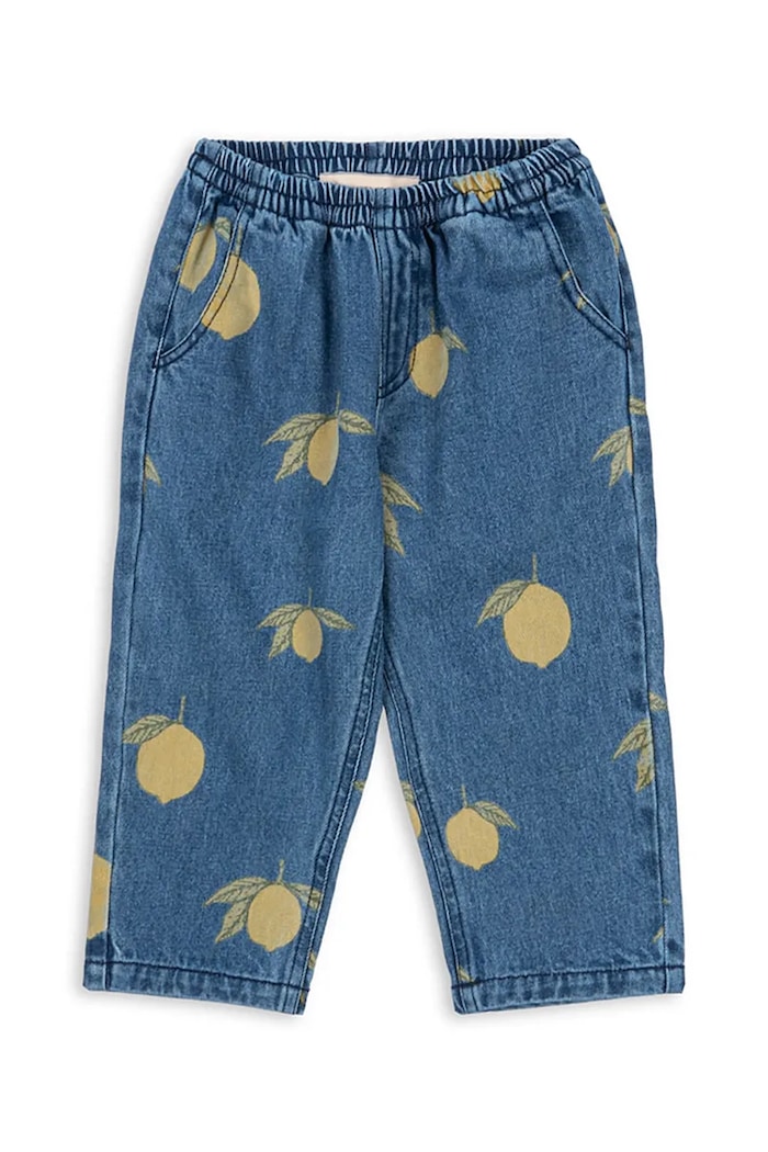Detské rifle Konges Sløjd MAGOT PANTS GOTS KS104973.PPY2 tmavomodrá SS26
