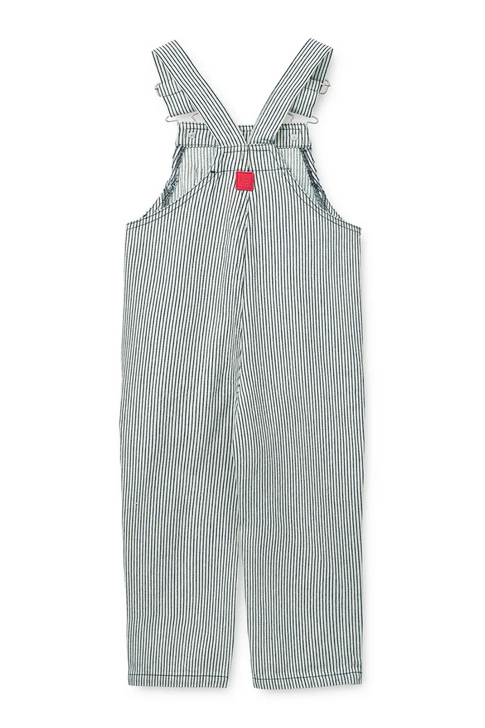 Chlapec Detské rifle Liewood Delani Stripe Denim Dungarees LW20579.PPY2 tmavomodrá