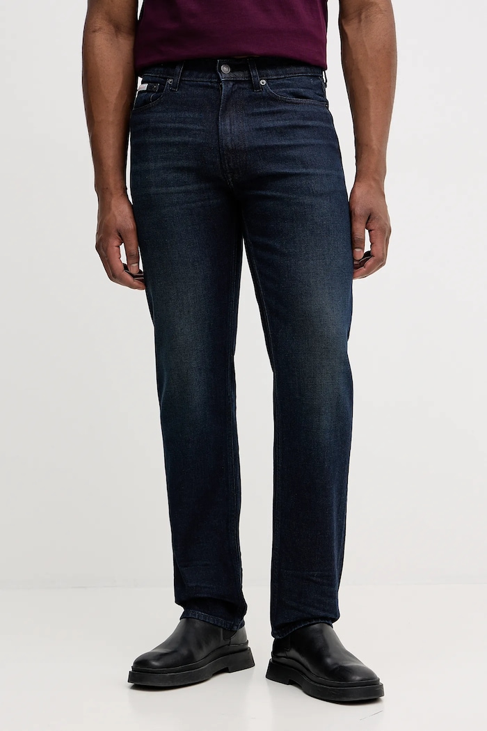 Calvin Klein Jeans jeansy granatowy LV04RE704G