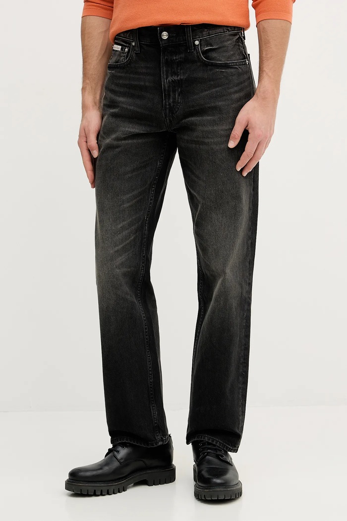 Kavbojke Calvin Klein Jeans črna LV04RE722G