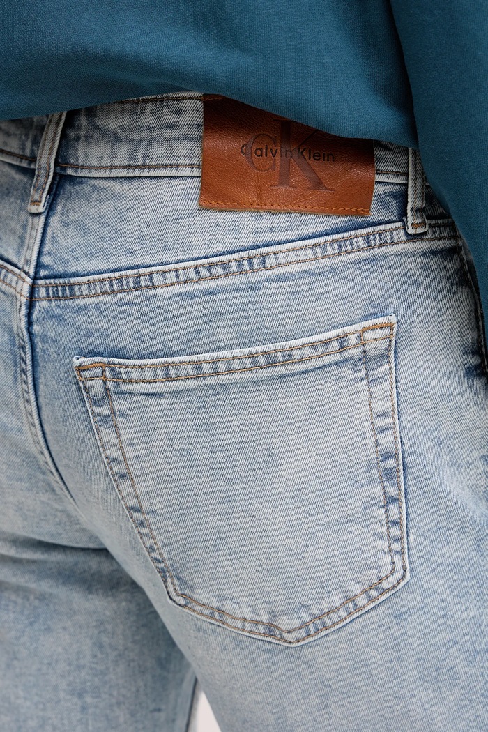 Kavbojke Calvin Klein Jeans modra LV04RE778G