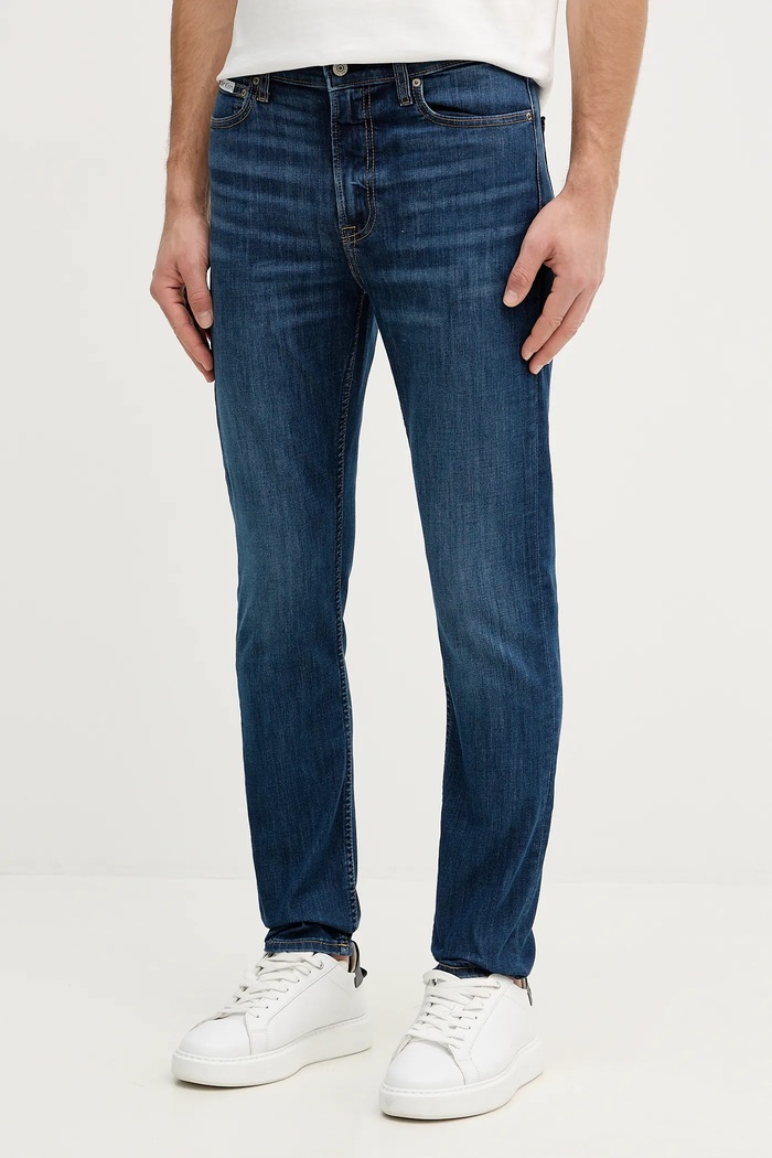 Kavbojke Calvin Klein Jeans modra LV04RE779G