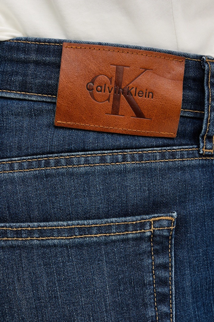 Kavbojke Calvin Klein Jeans modra LV04RE779G