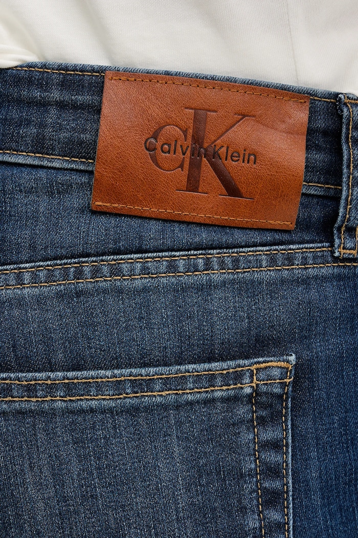 Kavbojke Calvin Klein Jeans modra LV04RE779G