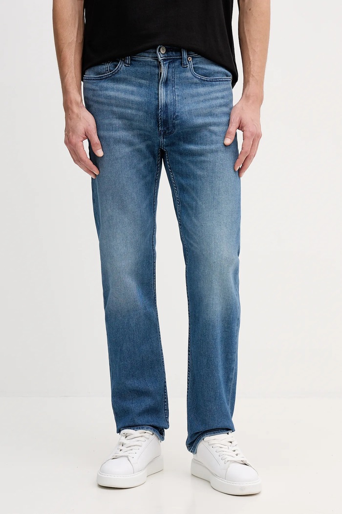 Kavbojke Calvin Klein Jeans modra LV04RE782G