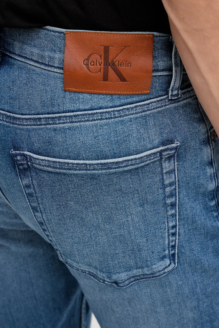 Kavbojke Calvin Klein Jeans modra LV04RE782G
