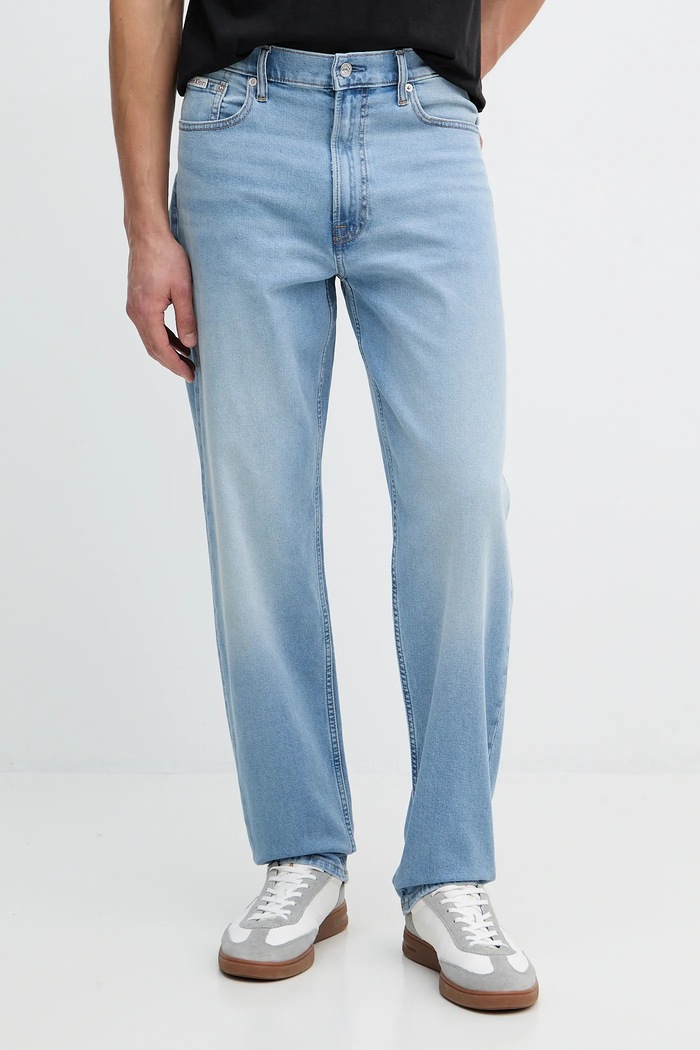Τζιν παντελόνι Calvin Klein Jeans μπλε LV04RE785G