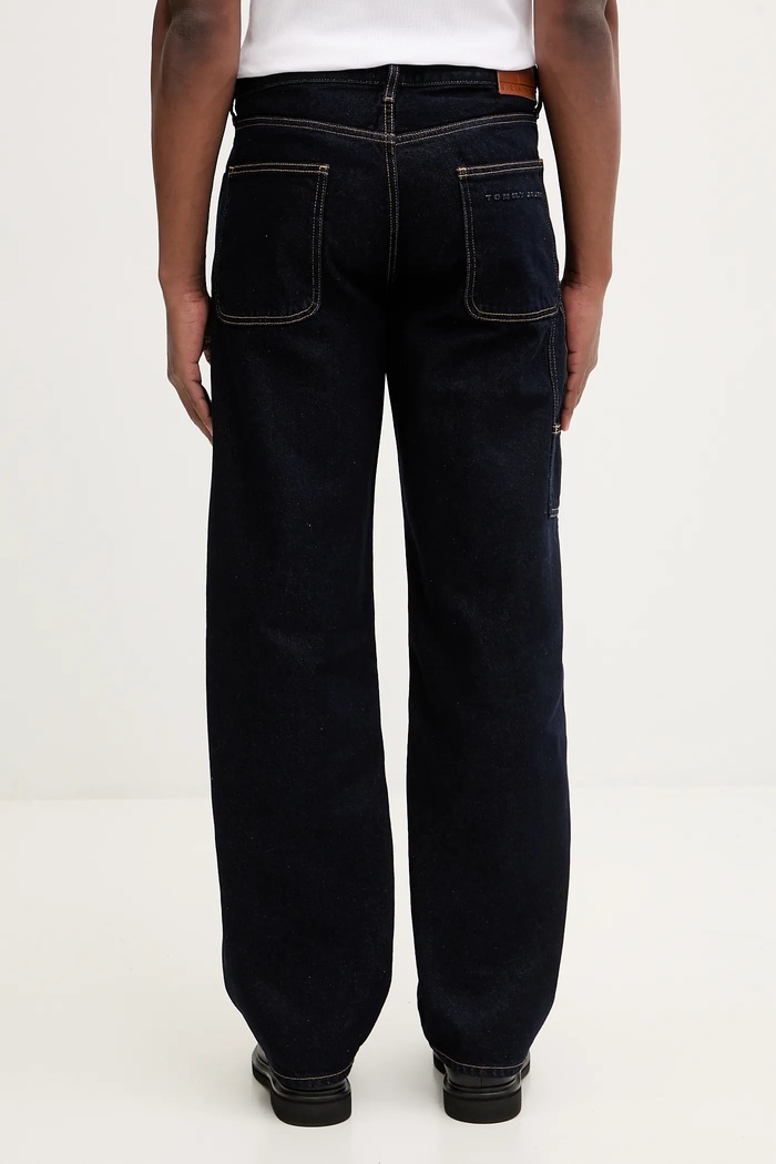 Ρούχα Τζιν παντελόνι Tommy Jeans DM0DM22276 σκούρο μπλε
