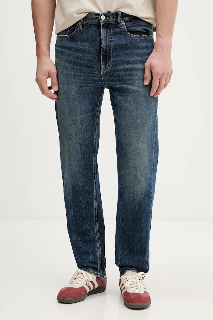 Rifle Tommy Jeans tmavomodrá DM0DM22306