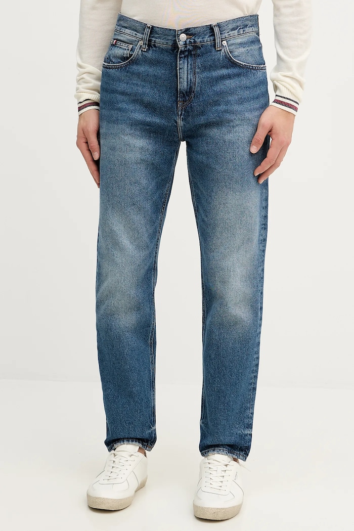 Kavbojke Tommy Hilfiger modra MW0MW41890