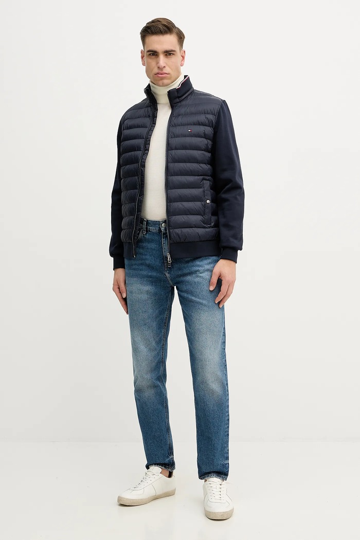 Kavbojke Tommy Hilfiger MW0MW41890 modra SS26