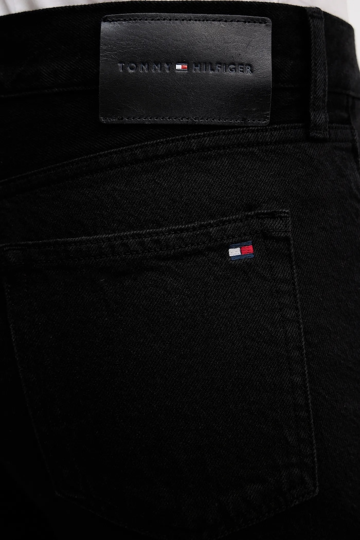 Τζιν παντελόνι Tommy Hilfiger μαύρο MW0MW42810