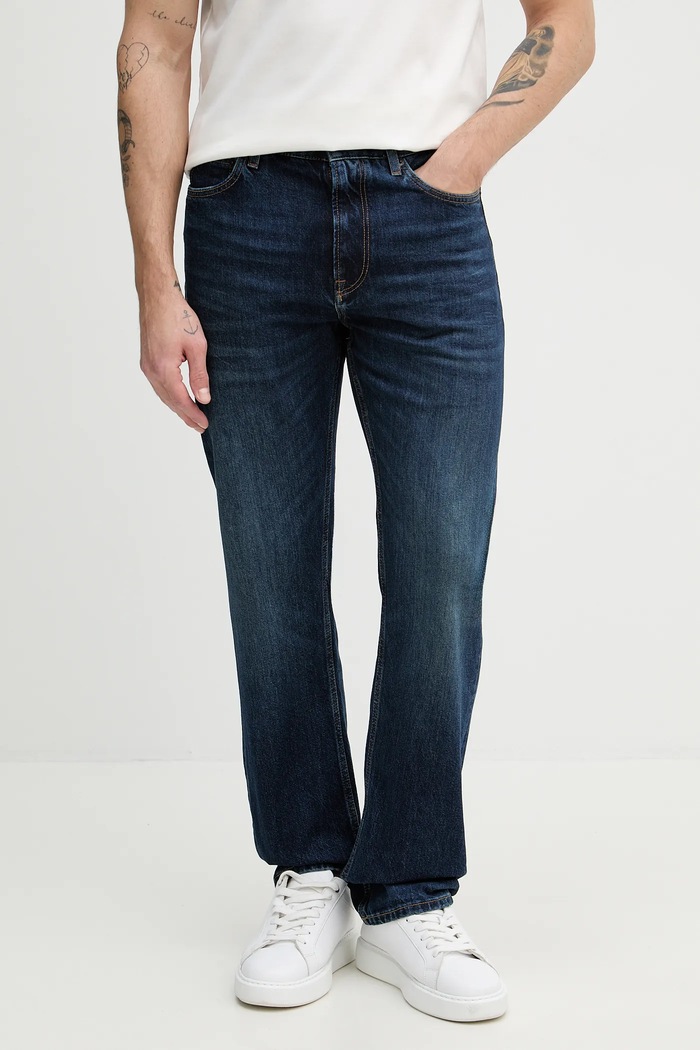 Τζιν παντελόνι Tommy Hilfiger σκούρο μπλε MW0MW41887