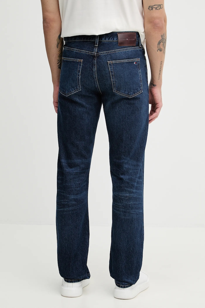 Ρούχα Τζιν παντελόνι Tommy Hilfiger MW0MW41887 σκούρο μπλε