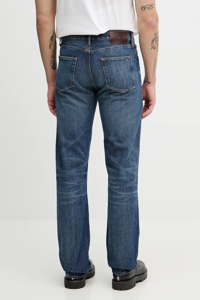 Ρούχα Τζιν παντελόνι Tommy Hilfiger MW0MW41888 σκούρο μπλε