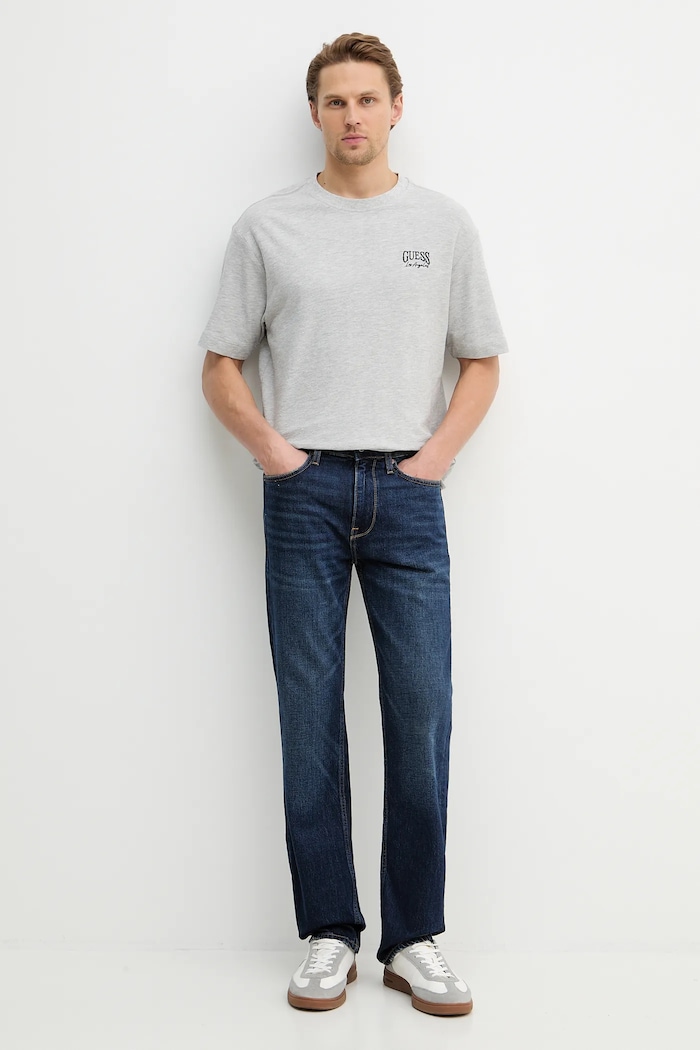 Дънки Guess MASON M6RAR7.D6430 тъмносин SS26