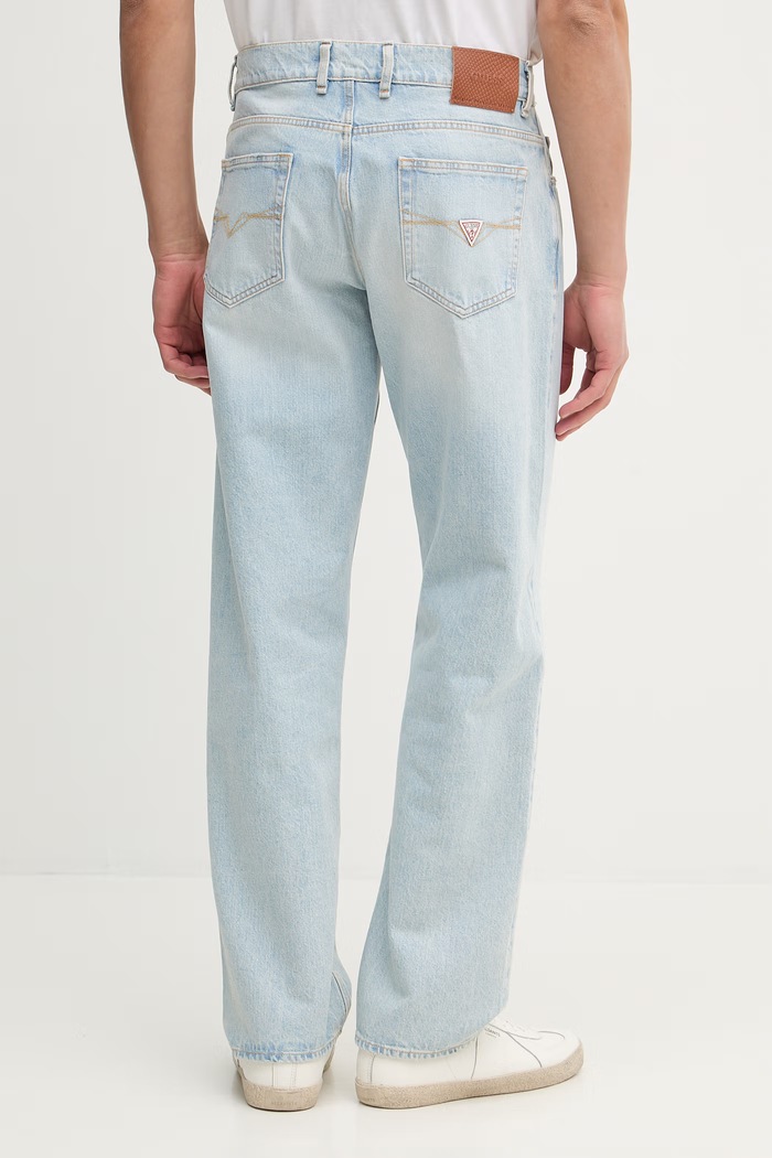Abbigliamento Guess jeans DAMON M6RA82.D6772 blu