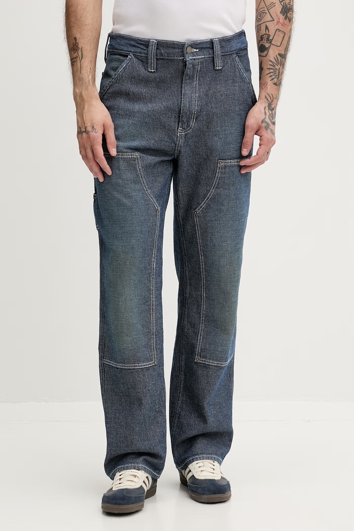 Guess Originals rifle regularné pánske tmavomodrá M6RA0W.D6681