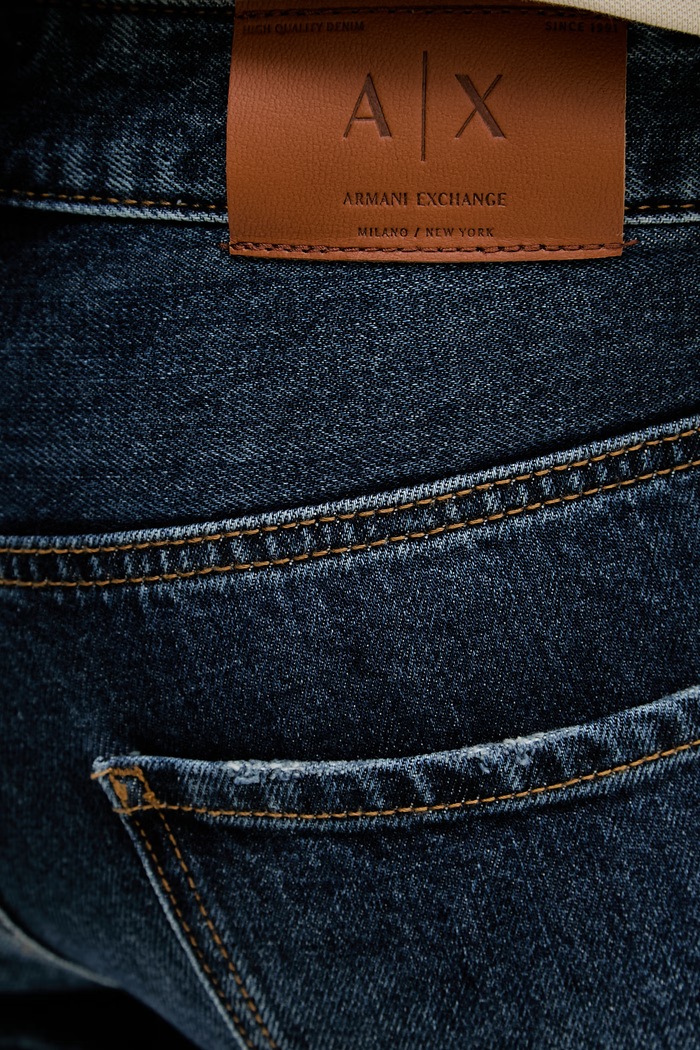 Armani Exchange blugi slim fit pentru bărbați bleumarin XM000070.AF21934