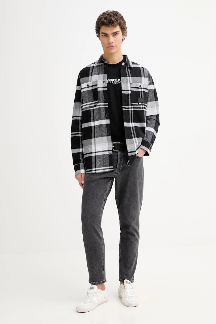 Rifle Karl Lagerfeld Jeans B1M10050 sivá SS26