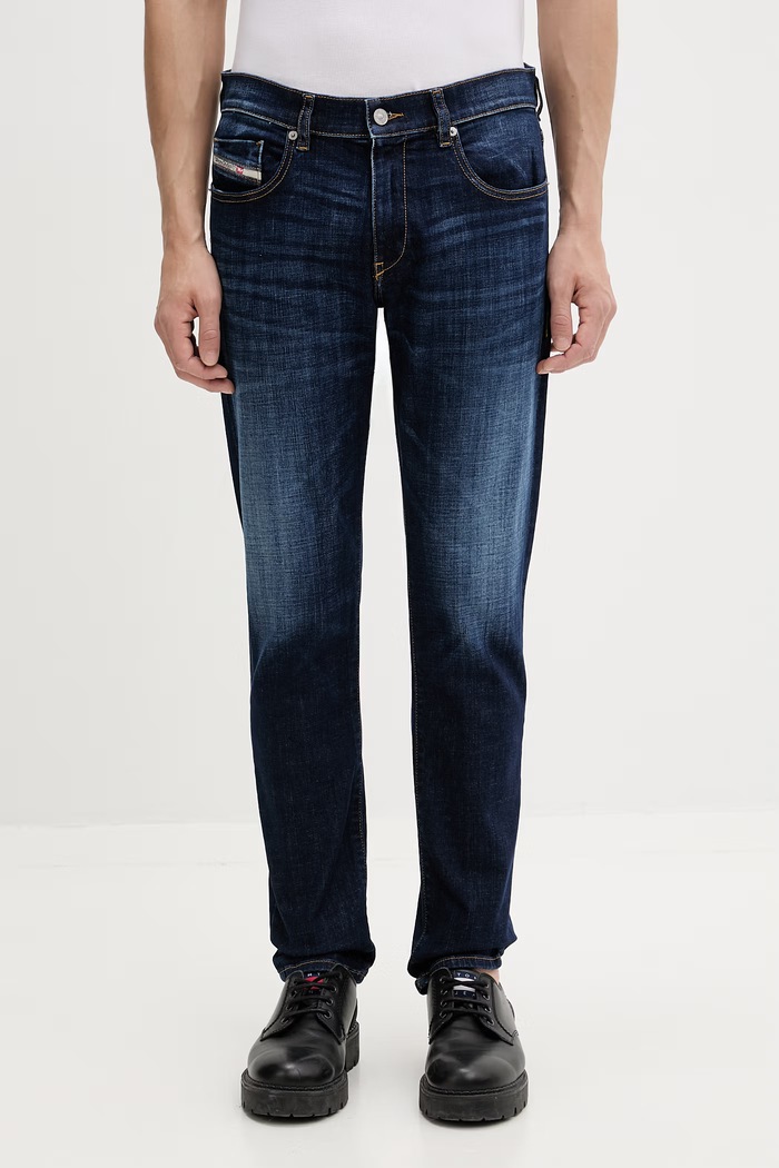 Diesel rifle slim fit pánske 2019 D-STRUKT L.32 tmavomodrá A03558.09L61