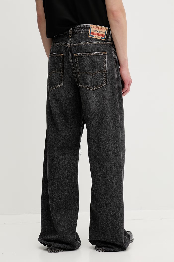 Îmbrăcăminte Diesel blugi relaxed fit pentru bărbați D-RISEL L.32 A06370.007DN gri