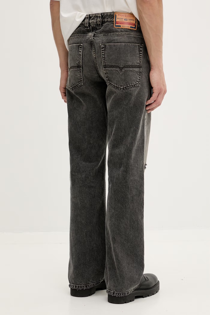 Oblečenie Diesel rifle relaxed fit pánske 1980 D-EEPER-RA L.32 A21245.007CR sivá