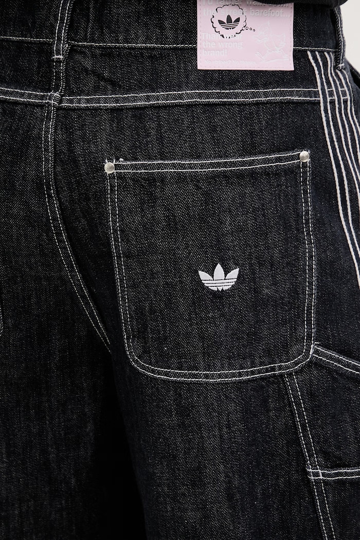 adidas Originals kavbojke relaxed kroja moške KG6450 mornarsko modra