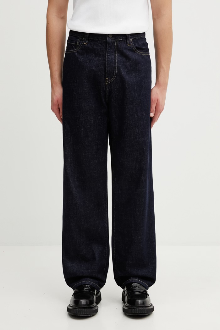 Carhartt WIP Aaron Pant джинсы regular для мужчин тёмно-синий I036728.102