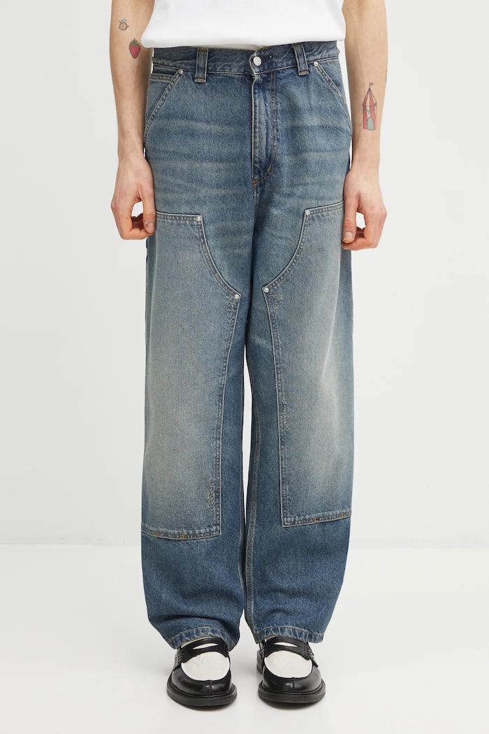 Traperice Carhartt WIP OG Double Knee Pant plava I036273.01B7