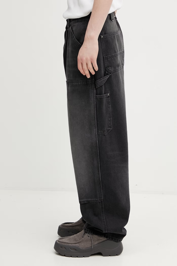 Carhartt WIP OG Double Knee Pant blugi loose pentru bărbați I036273.89B7 negru SS26
