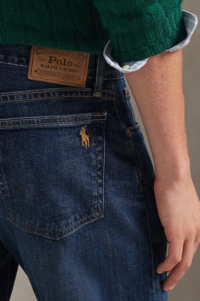 Джинсы Polo Ralph Lauren LOW STR DENIM голубой 710982149001