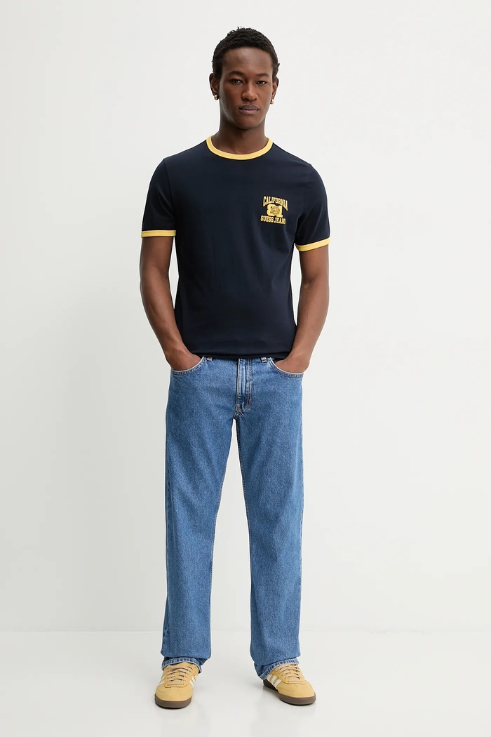 Guess Jeans farmer M5YA1B.D633A kék SS26