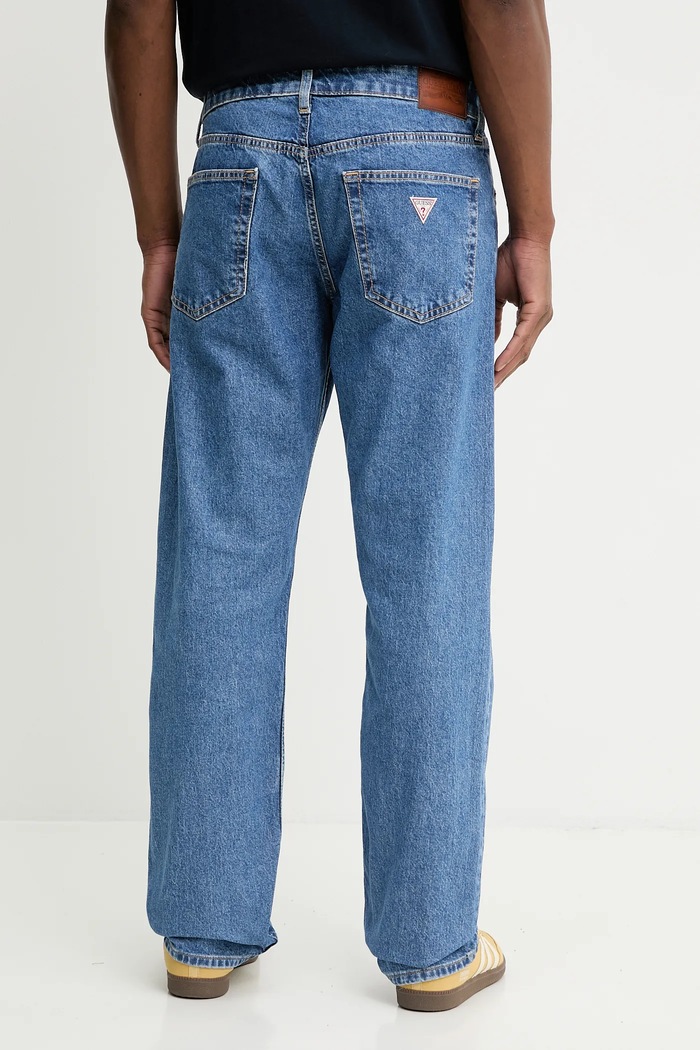 Ruházat Guess Jeans farmer M5YA1B.D633A kék