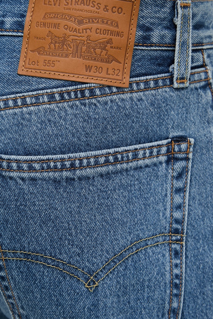 Levi's jeansy 555™ RELAXED STRAIGHT niebieski 000LO.0001