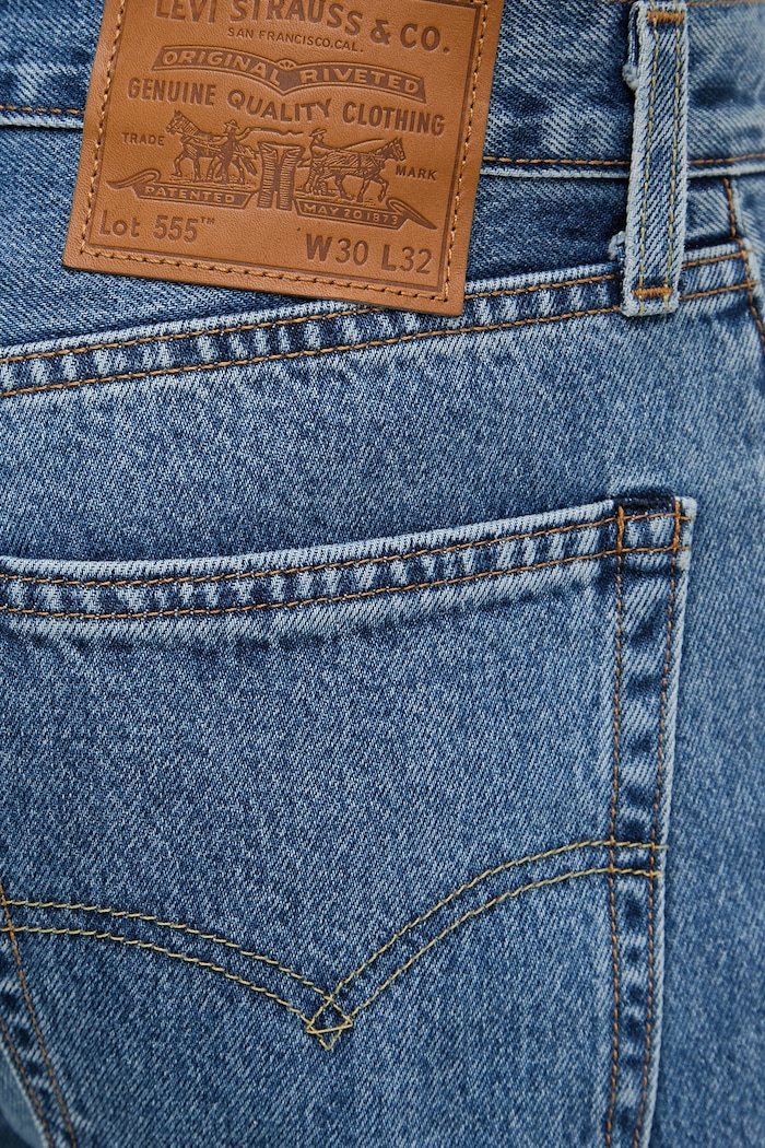 Levi's jeansy 555™ RELAXED STRAIGHT niebieski 000LO.0001